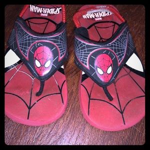 FREE WITH BOYS PURCHASE! Spiderman flip-flops